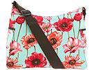Poppy print hobo diaper bag.