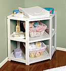 Corner Baby Changing Table.