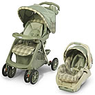 Baby stroller with car seat combo.